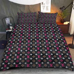 LV Monogram Luxury Bedding Set Bedroom Decor BSL1031