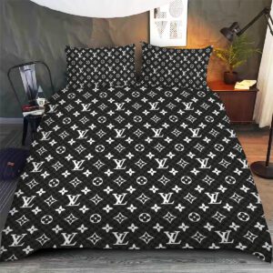 LV Monogram Luxury Bedding Set Bedroom Decor BSL1041