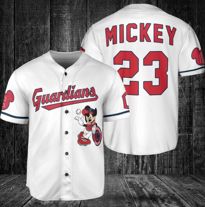 Cleveland Guardians Custom Mickey Baseball Jersey BTL1101
