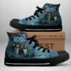 AC/DC High Top Canvas Shoes  GHT1088