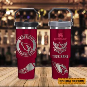 Arizona Cardinals NFL Football Personalized Stanley IceFlow Flip Straw Tumbler 30Oz