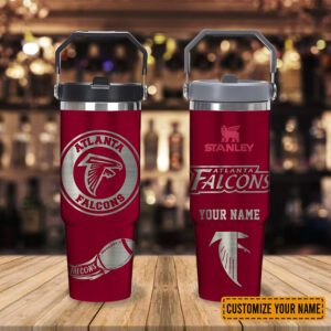 Atlanta Falcons NFL Football Personalized Stanley IceFlow Flip Straw Tumbler 30Oz