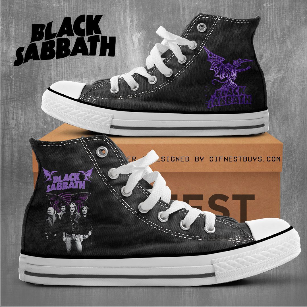 Black-Sabbath-High-Top-Canvas-Shoes-GHT1044-1