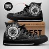 Bruce Springsteen High Top Canvas Shoes  GHT1173