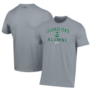 Colorado State Rams Under Armour Alumni Performance T-Shirt - Gray