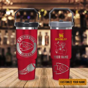 Kansas City Chiefs NFL Football Personalized Stanley IceFlow Flip Straw Tumbler 30Oz