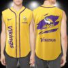 Minnesota Vikings NFL Personalized Baseball Tank Tops Sleeveless Jersey