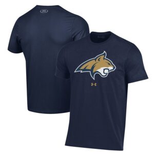 Montana State Bobcats Under Armour Logo Performance T-Shirt - Navy