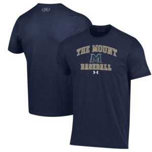 Mount St. Mary's Mountaineers Under Armour Baseball Performance T-Shirt - Navy