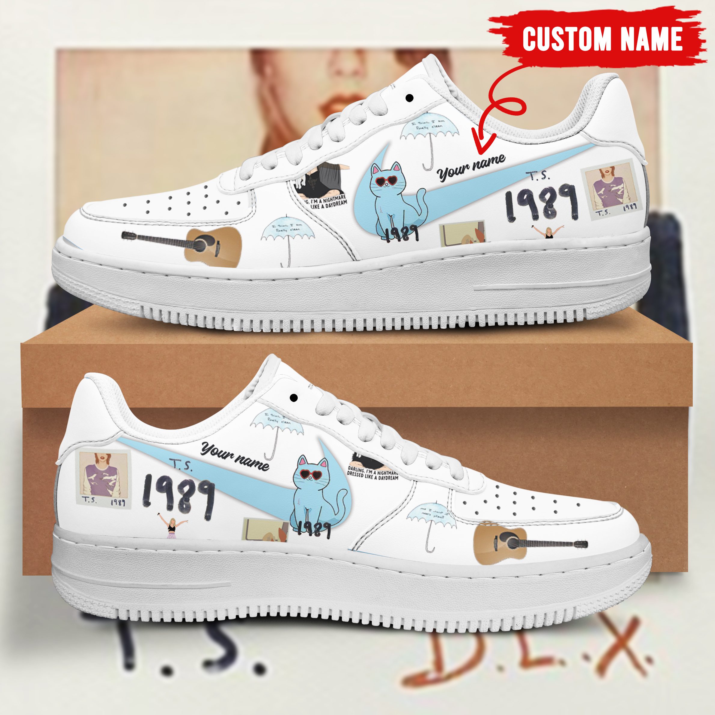 Taylor-Swift-The-Eras-Tour-Personalized-Shoes-Taylor-Fan-Sneaker-AF1001 Taylor Swift The Eras Tour Personalized Shoes Taylor Fan Sneaker AF1001