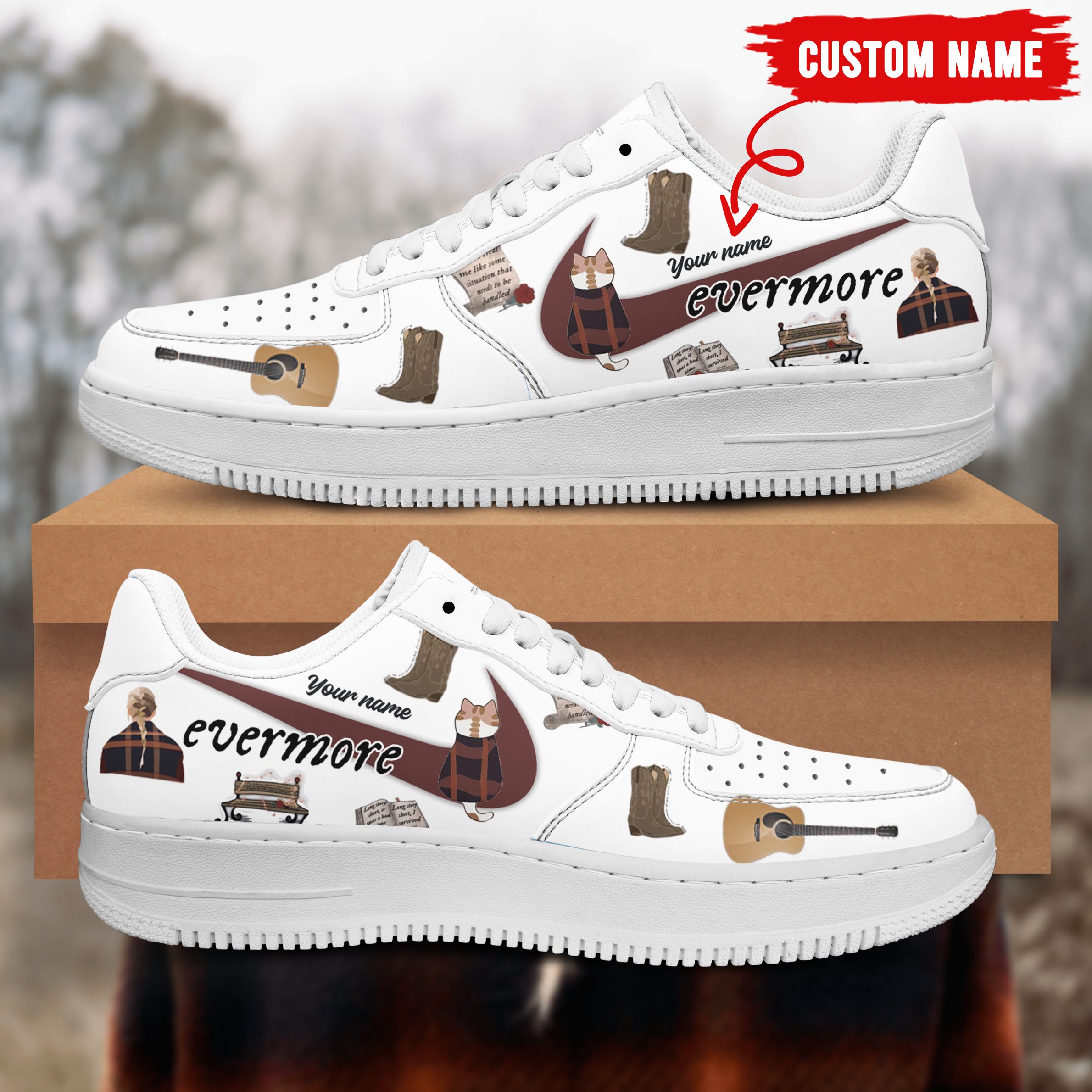 Taylor-Swift-The-Eras-Tour-Personalized-Shoes-Taylor-Fan-Sneaker-AF1002 Taylor Swift The Eras Tour Personalized Shoes Taylor Fan Sneaker AF1002