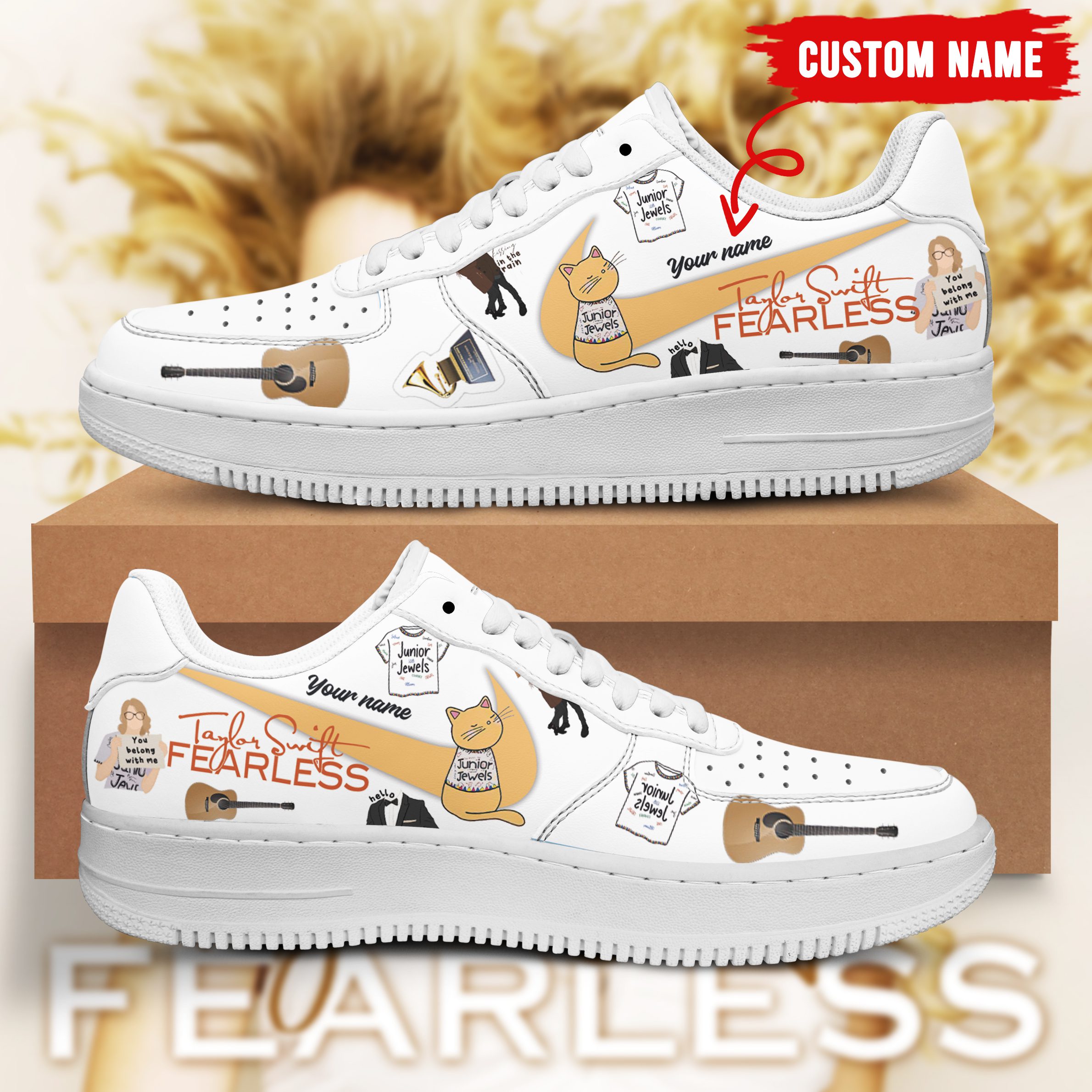 Taylor-Swift-The-Eras-Tour-Personalized-Shoes-Taylor-Fan-Sneaker-AF1003 Taylor Swift The Eras Tour Personalized Shoes Taylor Fan Sneaker AF1003