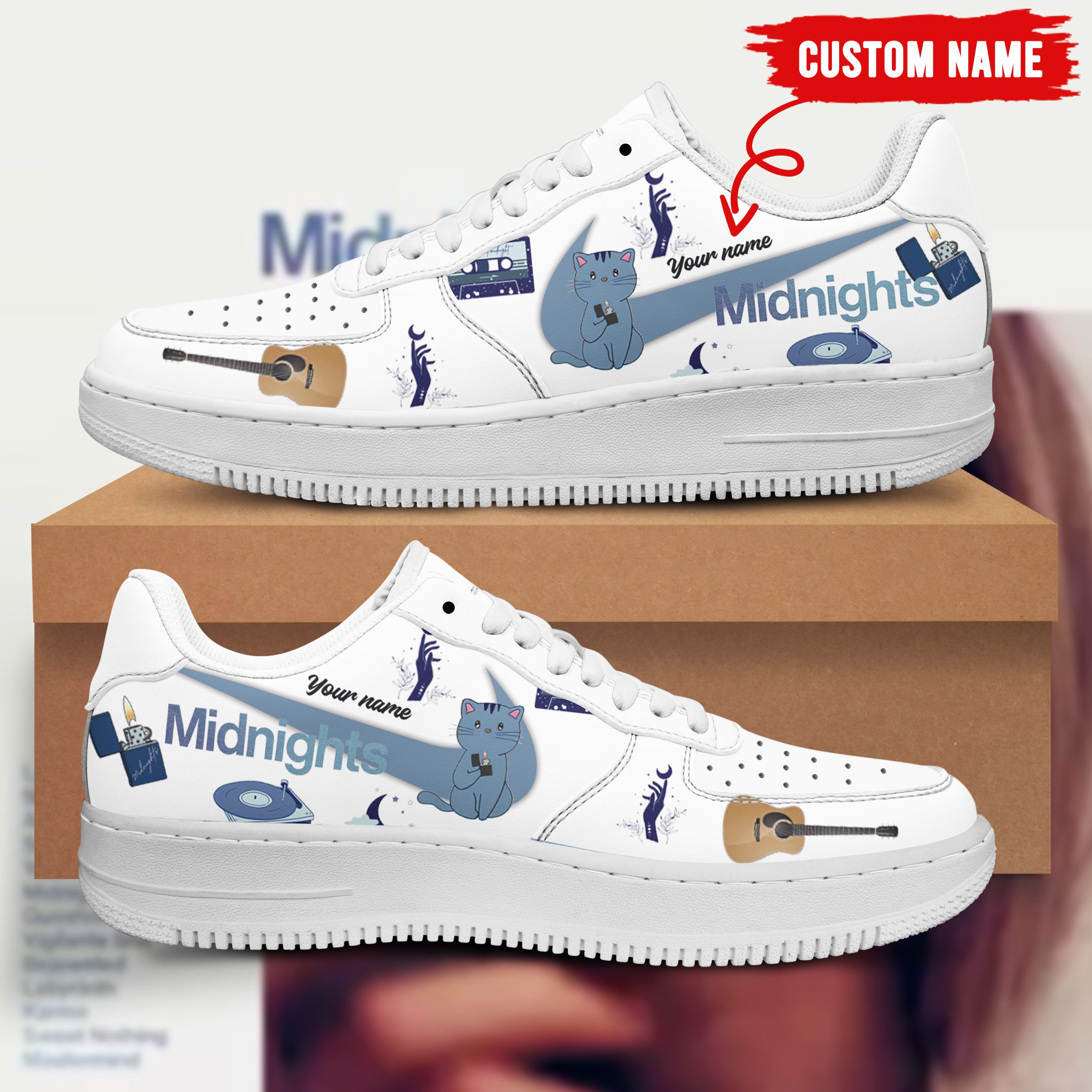 Taylor-Swift-The-Eras-Tour-Personalized-Shoes-Taylor-Fan-Sneaker-AF1006 Taylor Swift The Eras Tour Personalized Shoes Taylor Fan Sneaker AF1006