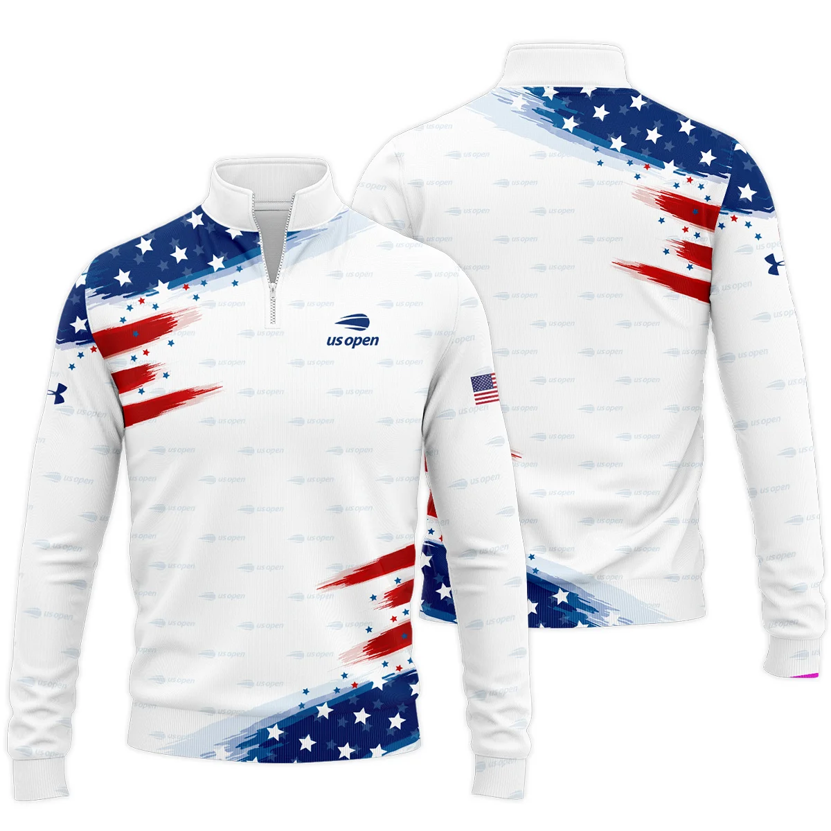 Tennis Love Sport Mix Color US Open Tennis Champions Under Armour Quarter-Zip Jacket