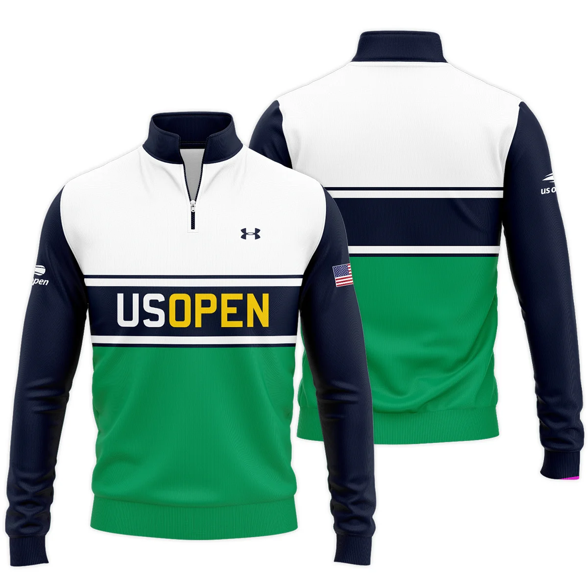 Tennis Love Sport Mix Color US Open Tennis Champions Under Armour Quarter-Zip Jacket