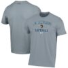 UNCG Spartans Under Armour Arch Softball Performance T-Shirt - Gray