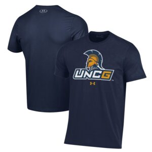 UNCG Spartans Under Armour Logo Performance T-Shirt - Navy