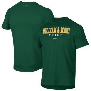 William & Mary Tribe Under Armour Tech Performance T-Shirt - Green