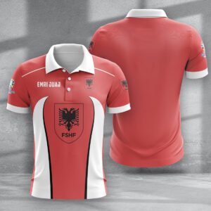 Albania National Football Team Euro 2024 Polo Shirt