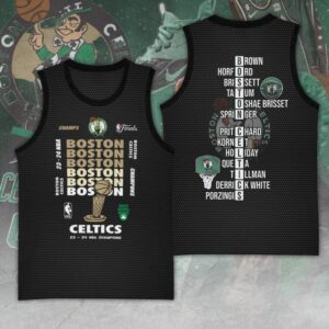 Boston Celtics Winner NBA 2024 Champion Final Basketball Jersey GBC1239