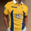 Nashville Predators Zipper Polo Shirt