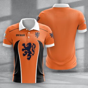 Netherlands National Football Team Euro 2024 Polo Shirt