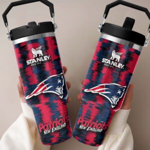 New England Patriots Stanley IceFlow Flip Straw Tumbler 30Oz FST1022