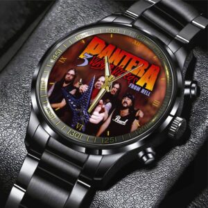 Pantera Black Stainless Steel Watch GSW1411