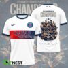 Paris Saint-Germain Champion 2024 Winner Ligue 1 Unisex T-Shirt WTP1011