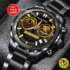 Personalized Club América Black Stainless Steel Watch GSW1031