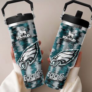 Philadelphia Eagles Stanley IceFlow Flip Straw Tumbler 30Oz FST1026