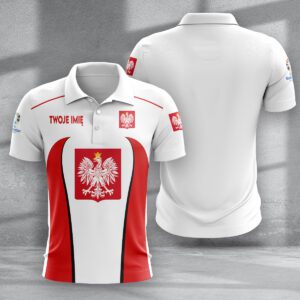 Poland National Football Team Euro 2024 Polo Shirt