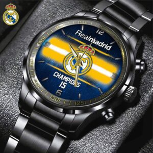 Real Madrid CF Black Stainless Steel Watch GSW1035