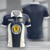 Scotland National Football Team Euro 2024 Zipper Polo Shirt