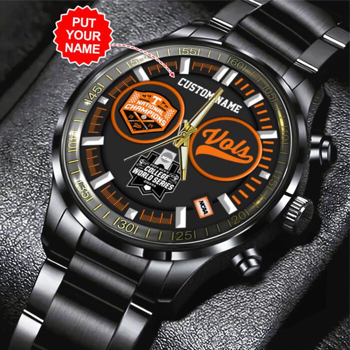 Tennessee Baseball Black Fashion Watch FTV2027