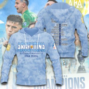 Argentina National Football Team 3D Unisex Hoodie GUD1138