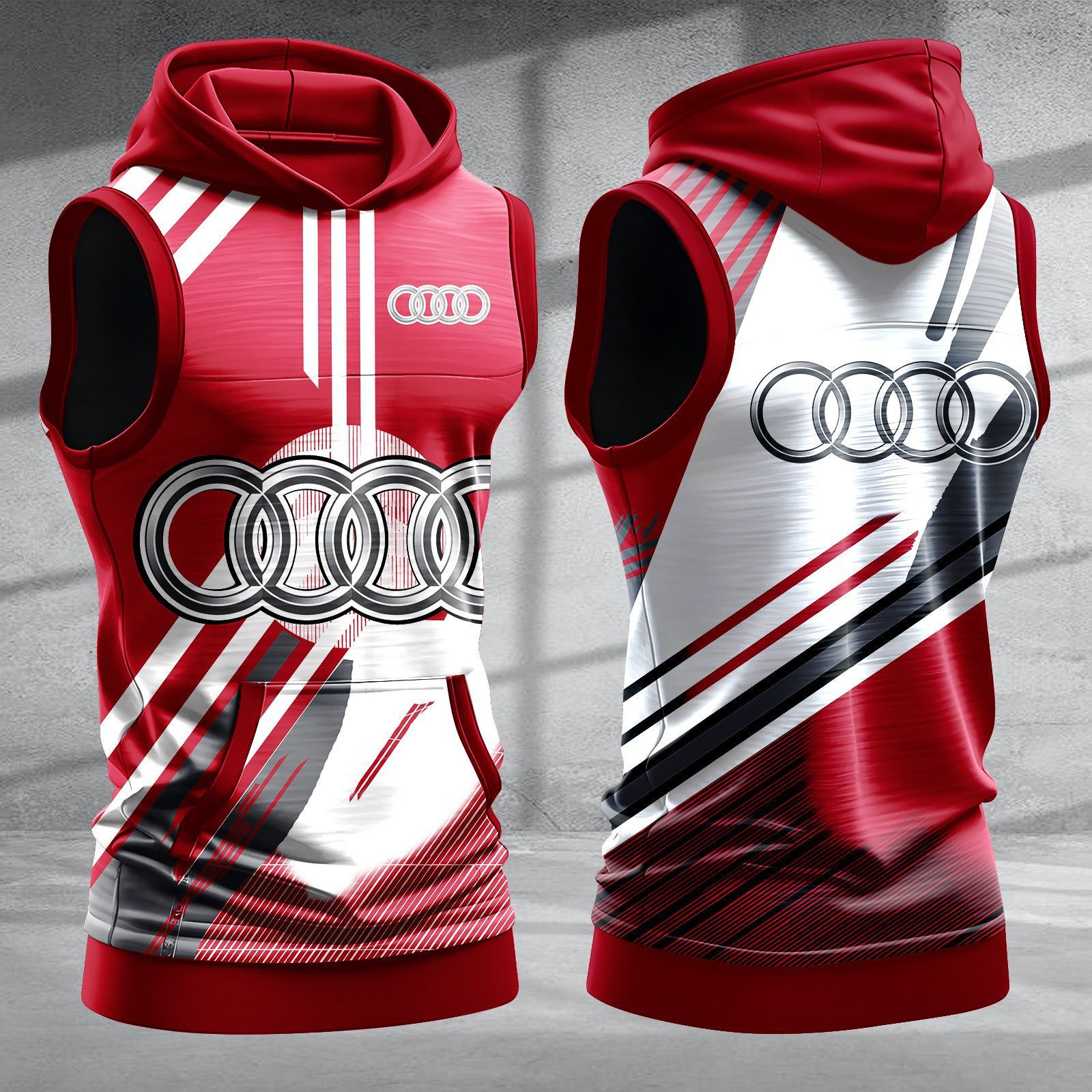 Audi-Men-Workout-Hoodie-Tank-Tops-WHT1416 Audi Men Workout Hoodie Tank Tops WHT1416