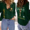 Boston Celtics Women Casual Shirt 3D Linen Shirt GWS1127