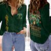Boston Celtics Women Casual Shirt 3D Linen Shirt GWS1128