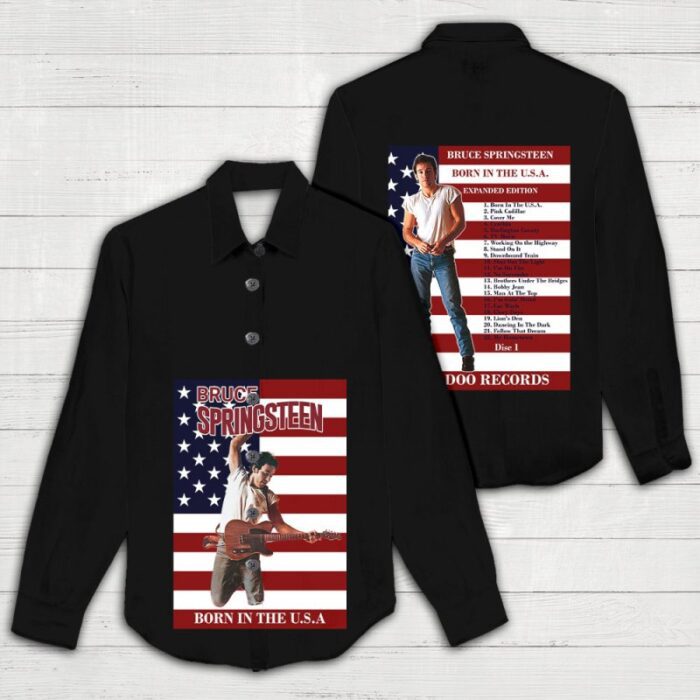Bruce Springsteen 3D Linen Shirt GWS1231