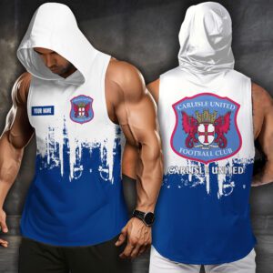 Carlisle United Men Workout Hoodie Tank Tops WHT1476