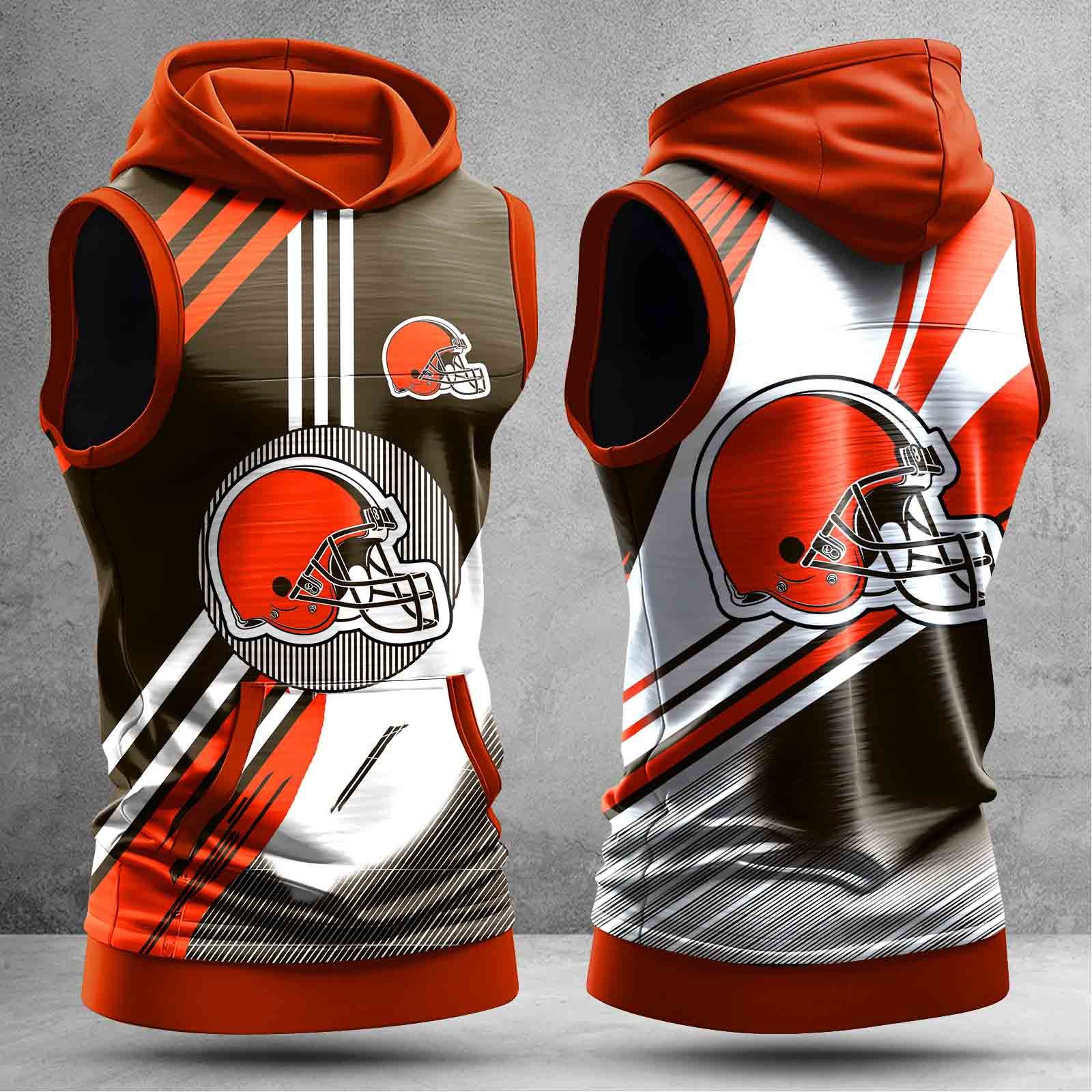 Cleveland-Browns-Men-Workout-Hoodie-Tank-Tops-WHT1569 Cleveland Browns Men Workout Hoodie Tank Tops WHT1569