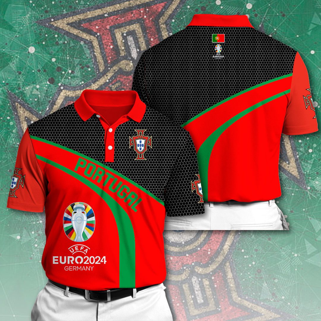 Cristiano-Ronaldo-x-Portugal-National-Football-Team-Polo-Shirt-WCR1011 Cristiano Ronaldo x Portugal National Football Team Polo Shirt WCR1011