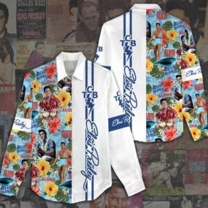 Elvis Presley Women Casual Shirt 3D Linen Shirt GWS1143