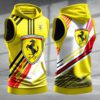 Ferrari Men Workout Hoodie Tank Tops WHT1384