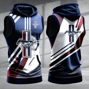 Ford Mustang Men Workout Hoodie Tank Tops WHT1389