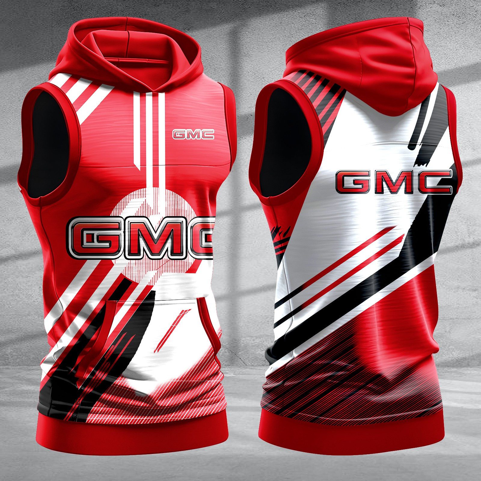 GMC-Car-Men-Workout-Hoodie-Tank-Tops-WHT1415 GMC Car Men Workout Hoodie Tank Tops WHT1415