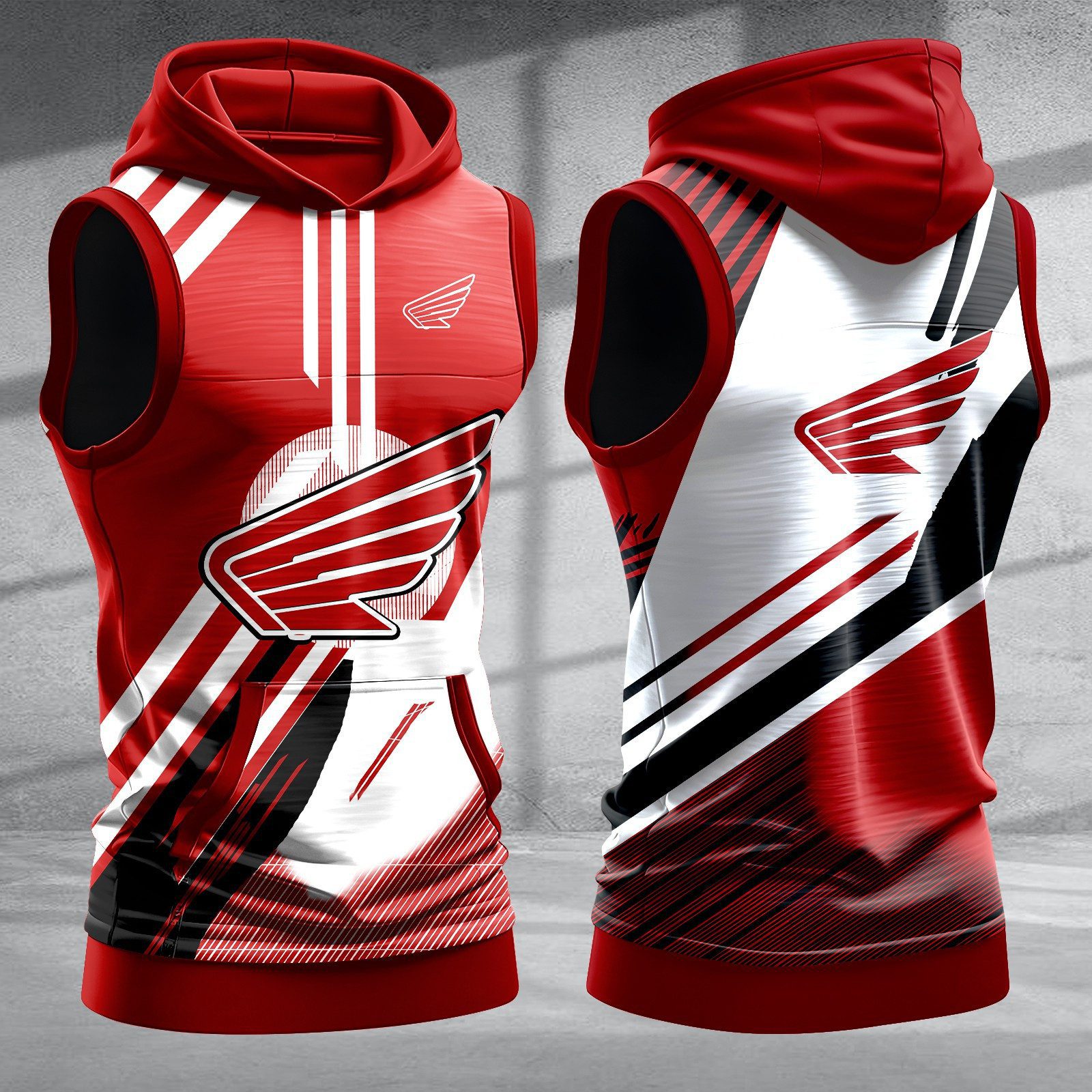 Honda-Motorcycle-Men-Workout-Hoodie-Tank-Tops-WHT1396 Honda Motorcycle Men Workout Hoodie Tank Tops WHT1396