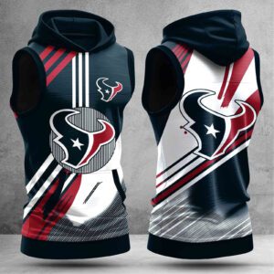 Houston Texans Men Workout Hoodie Tank Tops WHT1565
