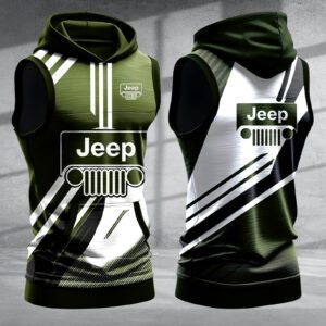 Jeep Men Workout Hoodie Tank Tops WHT1424
